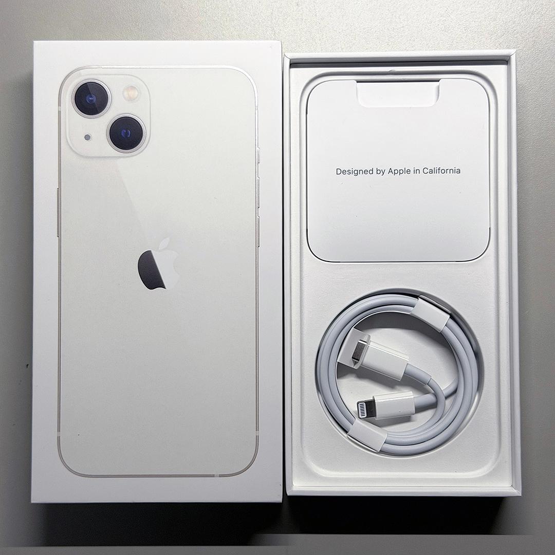 超美品 85% iPhone 13 128GB スターライト ホワイト