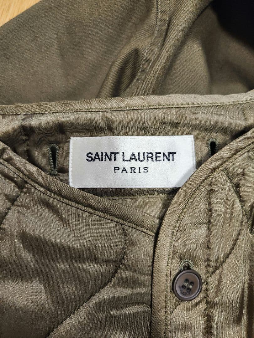 SAINT LAURENT PARIS モッズコート 2way オリーブ
