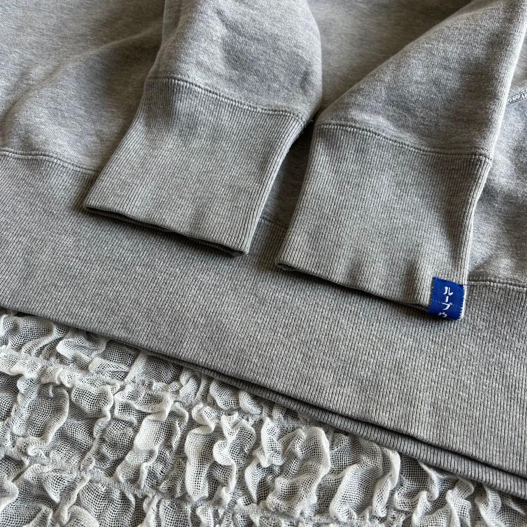 ループウィラー 吊り編み スウェット M 日本製 杢グレー