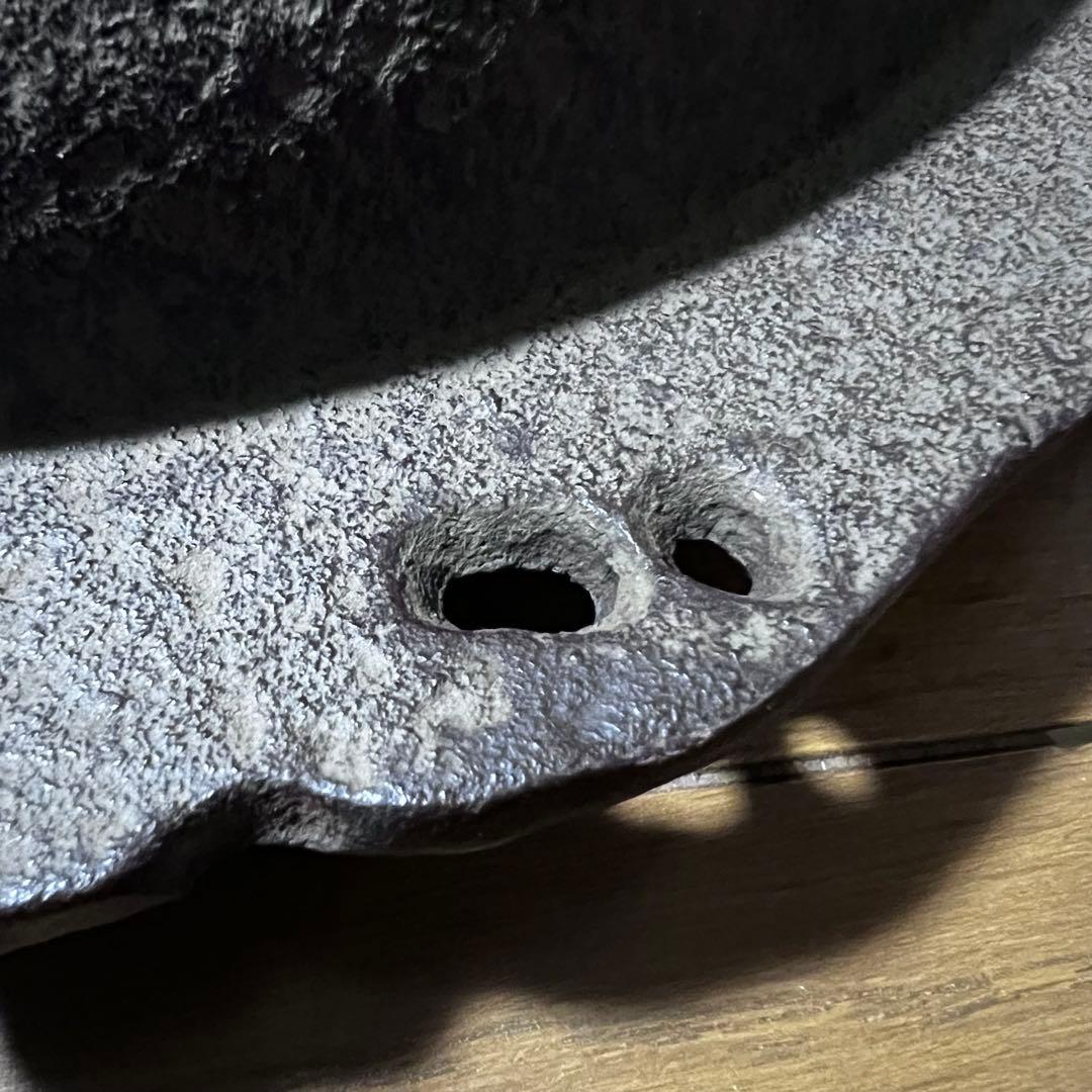 人間国宝 高橋敬典 作 山形鋳物 鉄鍋 すき焼き鍋 正寿堂 銘あり 23cm