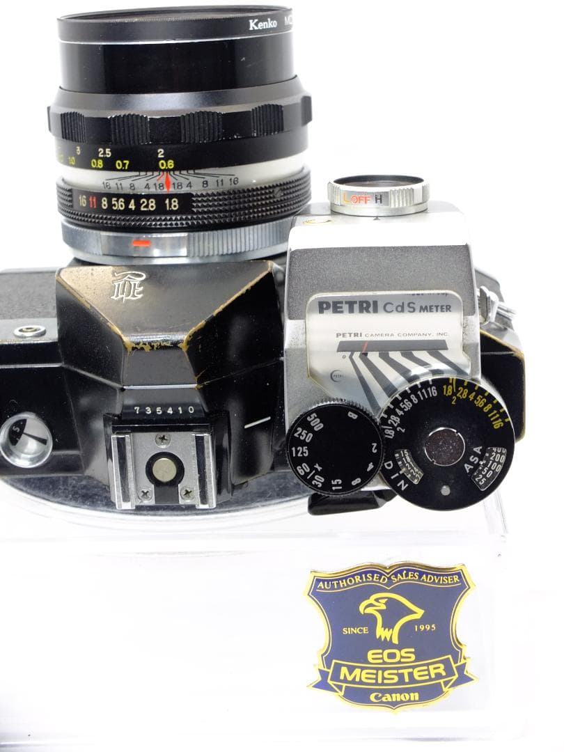 【写確認整備品】ペトリV6ⅡBLACK／CCオートペトリ55mmf1.8付