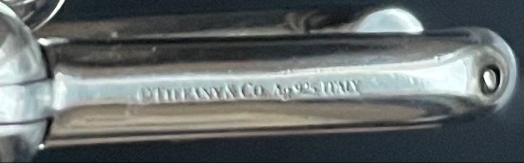 TIFFANY&CO. ティファニー　ハードウェア リンク ピアス　片耳