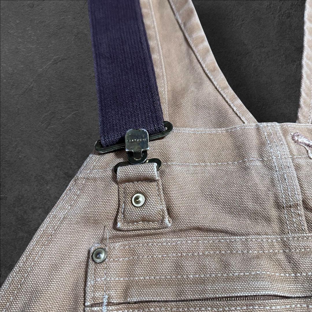 Carharttカーハート オーバーオールダック中綿キルティングダブルニー古着