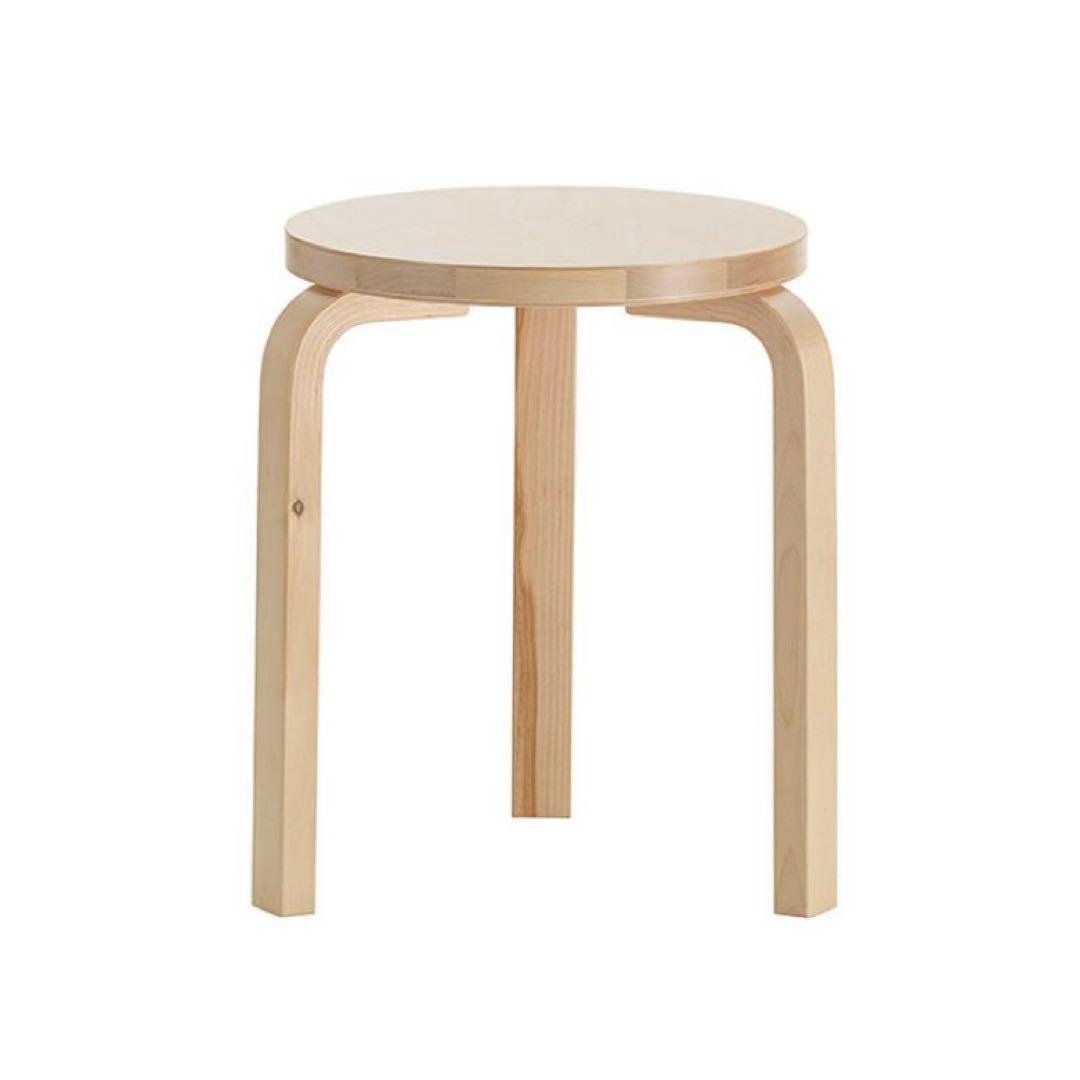 【新品】Artek アルテック スツール60 Wild Birch 1脚