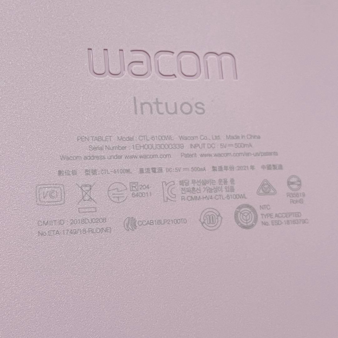 【美品】Wacom Intuos CTL-6100WL/P0 Medium