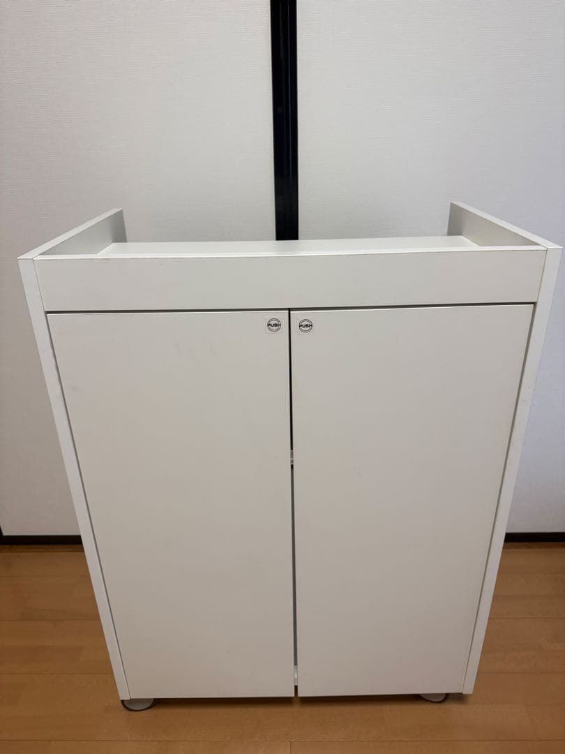 【キャスター付き】3分別ダストボックス ステンレス天板 ゴミ箱