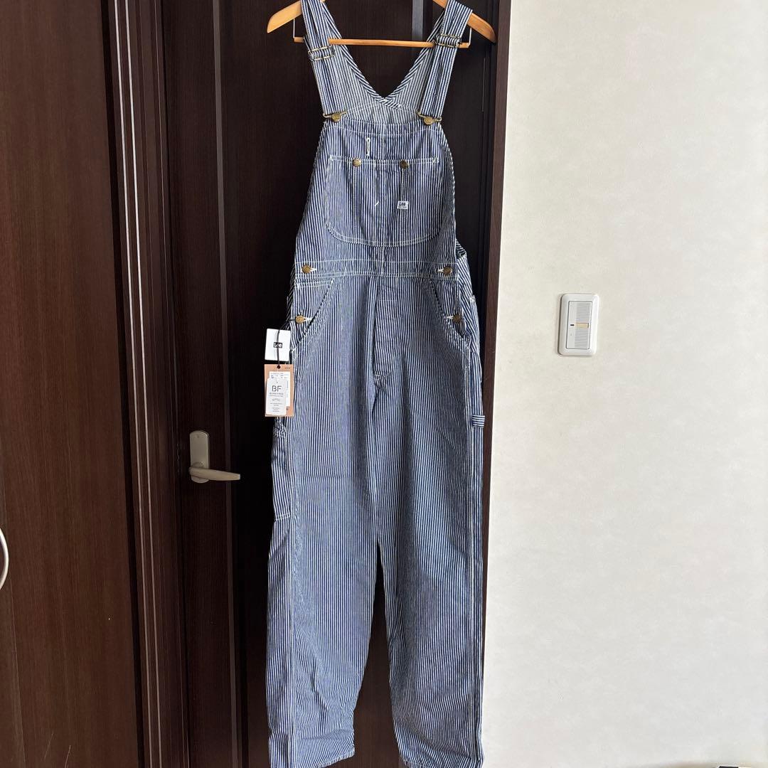 新品　Lee ヒッコリー柄　オーバーオール　XS ユニセックス　男女兼用