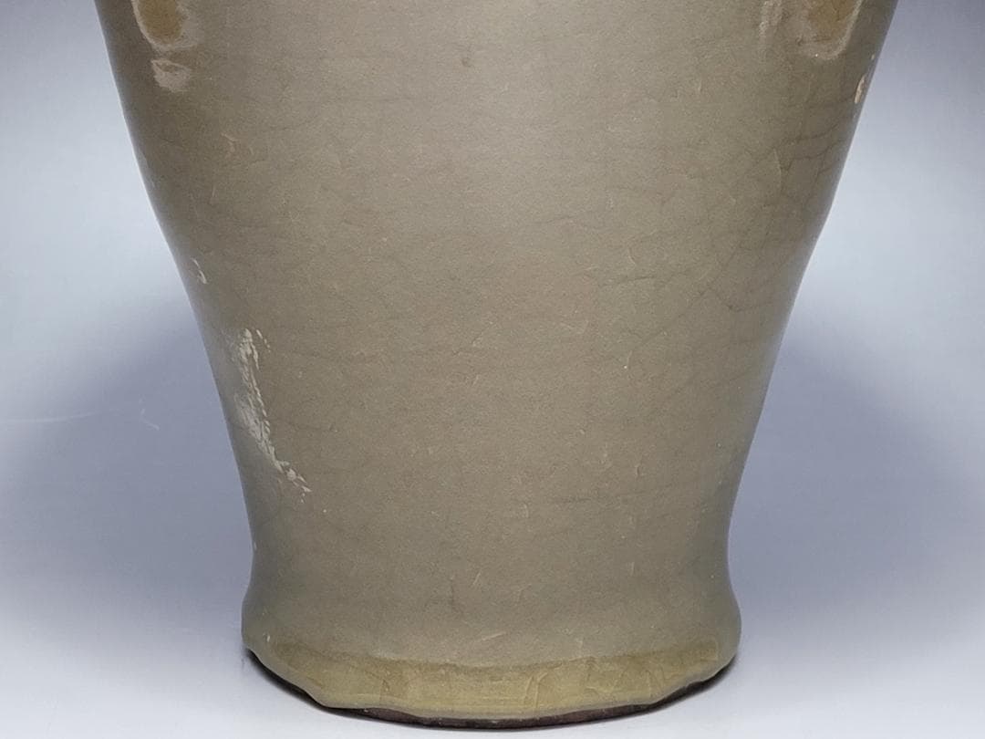 青磁 花瓶 宋元時代 高さ約27.2cm