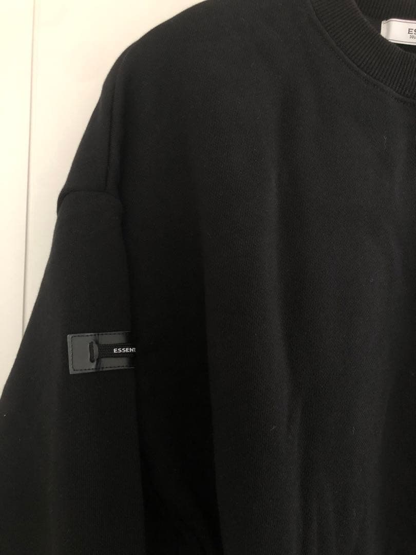 ESSENTIAL ロゴ裏毛プルオーバー ショートパンツセットアップ