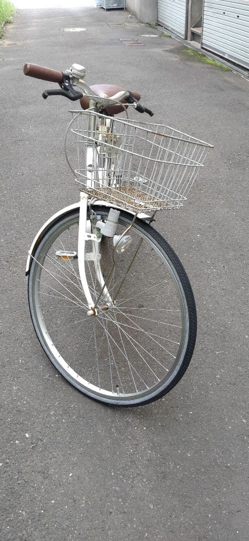 【札幌市内に引き取り限定】シティサイクル 27インチ ホワイト