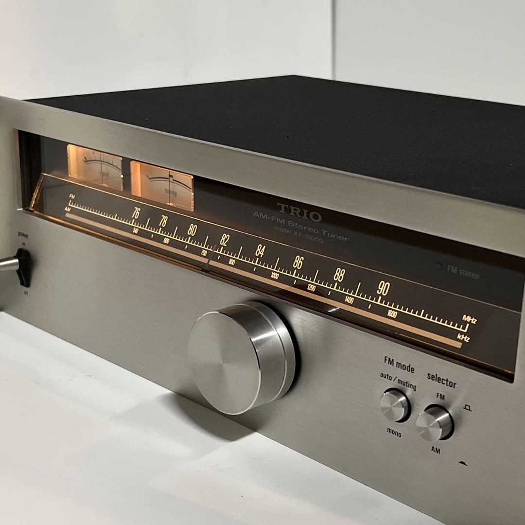 【美品・動作品】 TRIO KT-5100G AM/FM ステレオチューナー