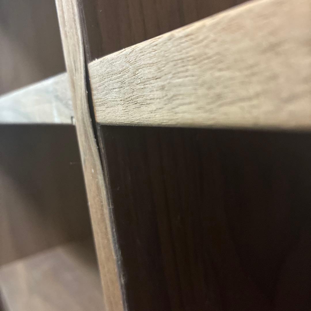 無印良品　スタッキングシェルフ　ウォールナット