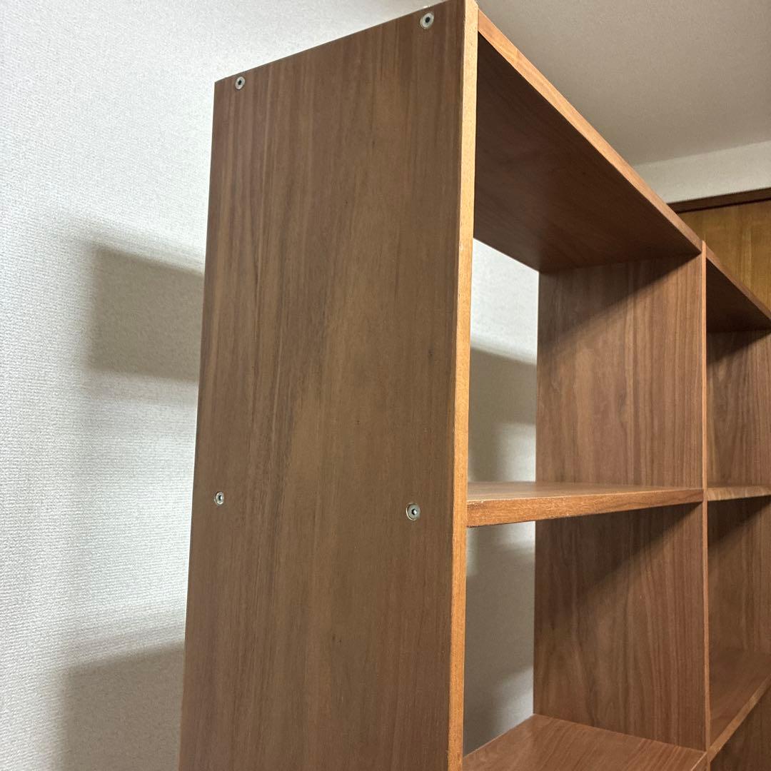 無印良品　スタッキングシェルフ　ウォールナット