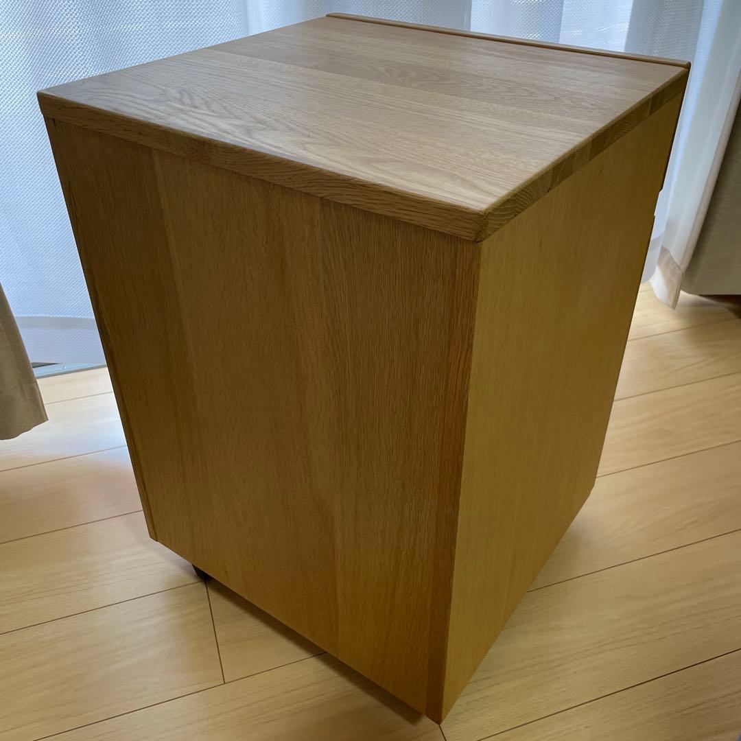 MUJI 無印良品 木製デスクキャビネット オーク材