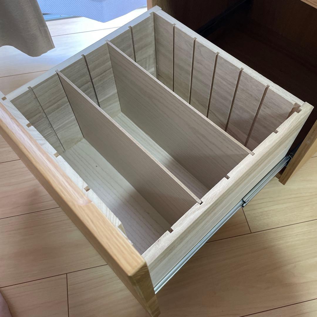 MUJI 無印良品 木製デスクキャビネット オーク材