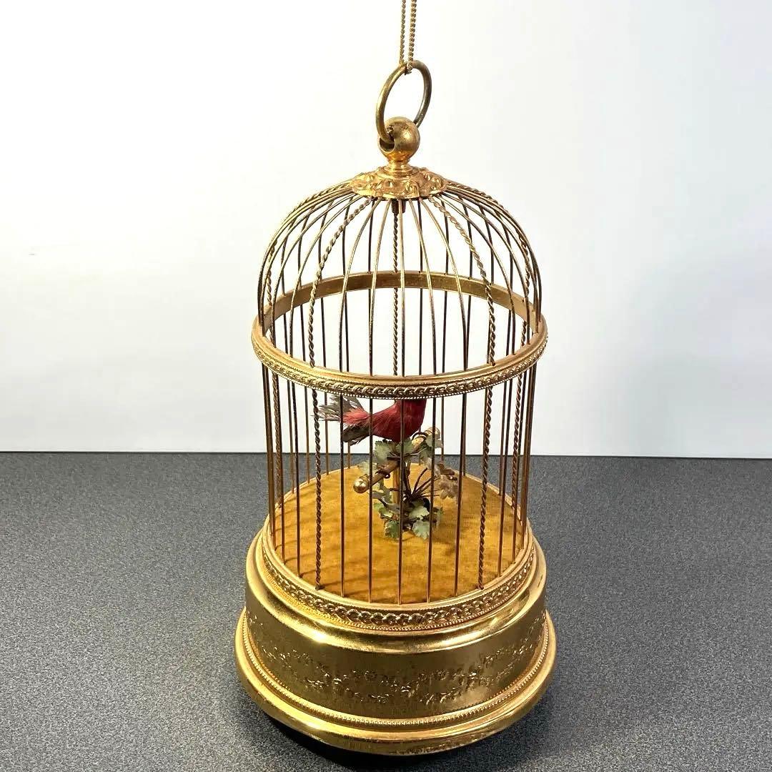 最高級】REUGE シンギングバード 鳥籠オルゴール 動作品