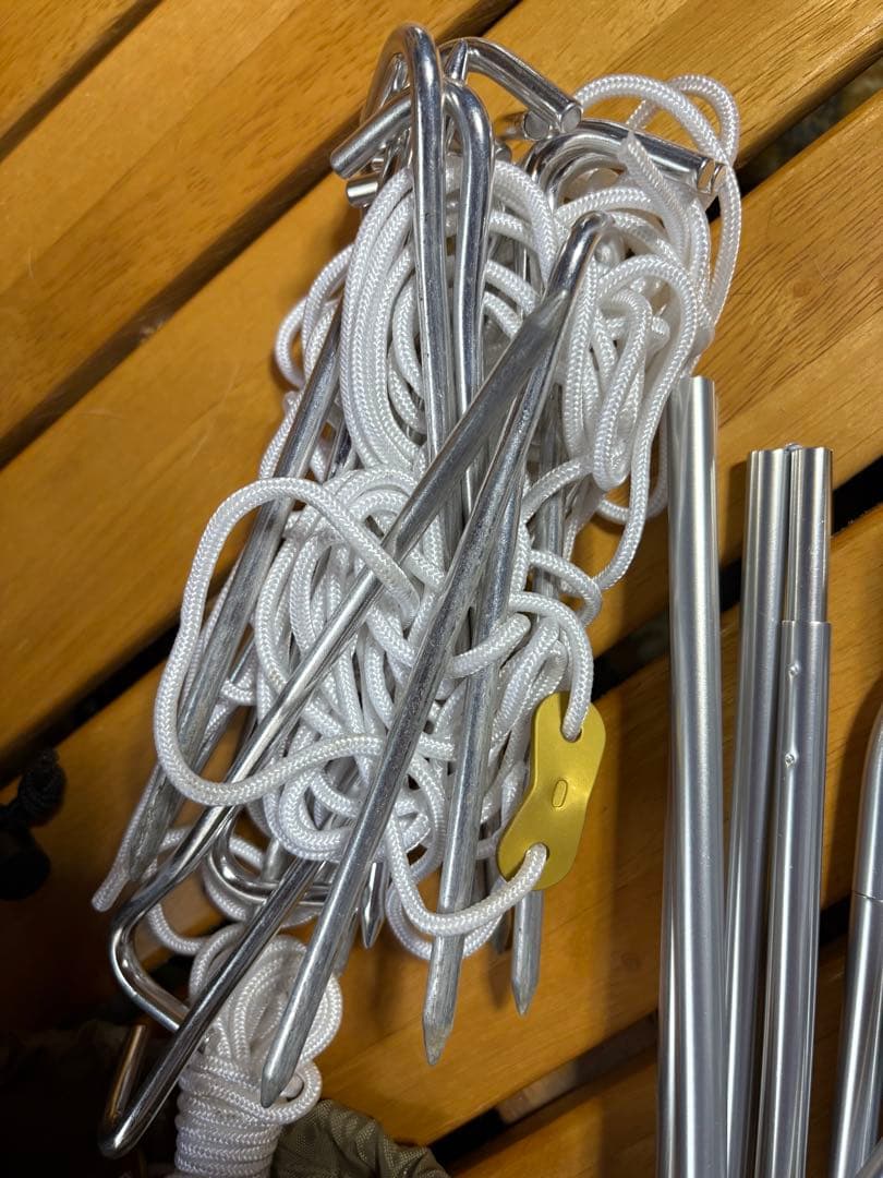 元の箱無し Stacy ST-II テント ドーム型 2~3人用 カーキ色