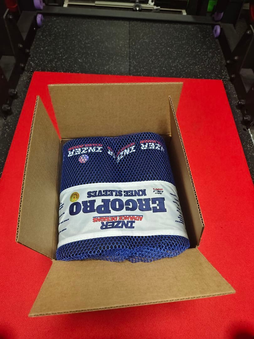 鬼プロS級より重い!スクワット爆伸び INZER エルゴプロ ニースリーブ L