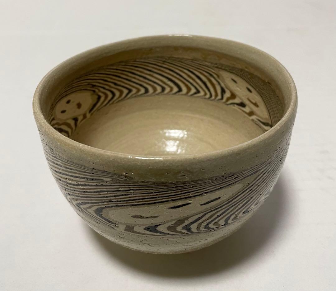 水野教雄　練り込み茶碗