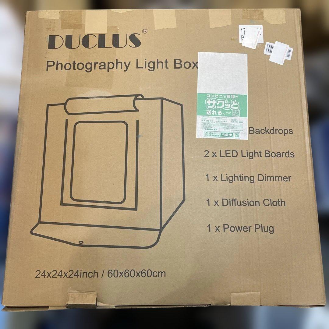 DUCLUS 撮影ボックス 60cm 撮影ブース 折りたたみ