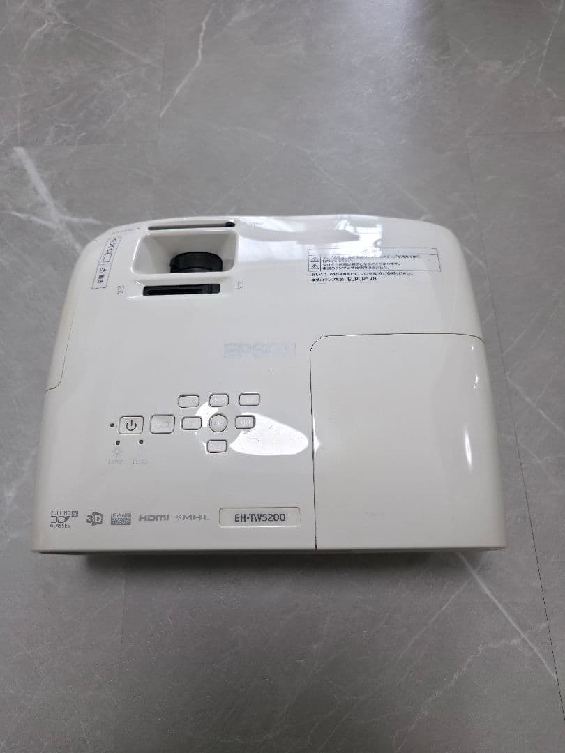 EPSON EH-TW5200 本体+リモコンのみ 電源ケーブル無し