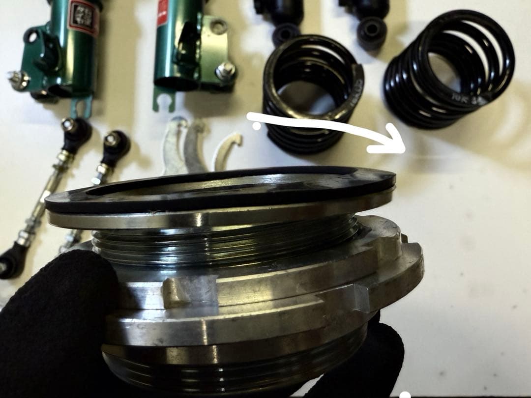 DA64 エブリイ 日正タイヤ ワンオフ 車高調 スズキ