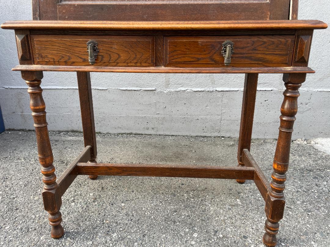 お*ち様 昭和 レトロ 家具 ライティングデスク ライティングビューロー ビュー