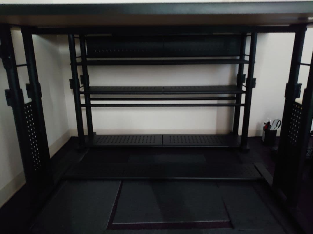 Bauhutte バウヒュッテ ゲーミングデスク ブラック 幅120cm