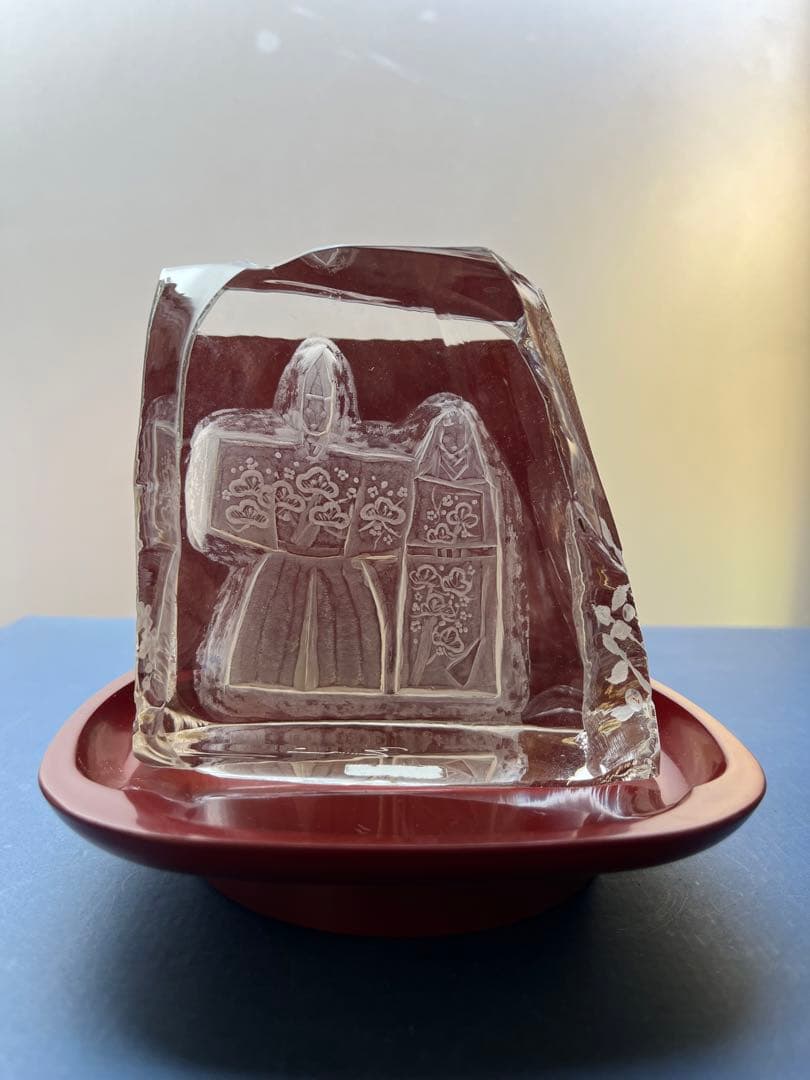 ガラスのお雛様