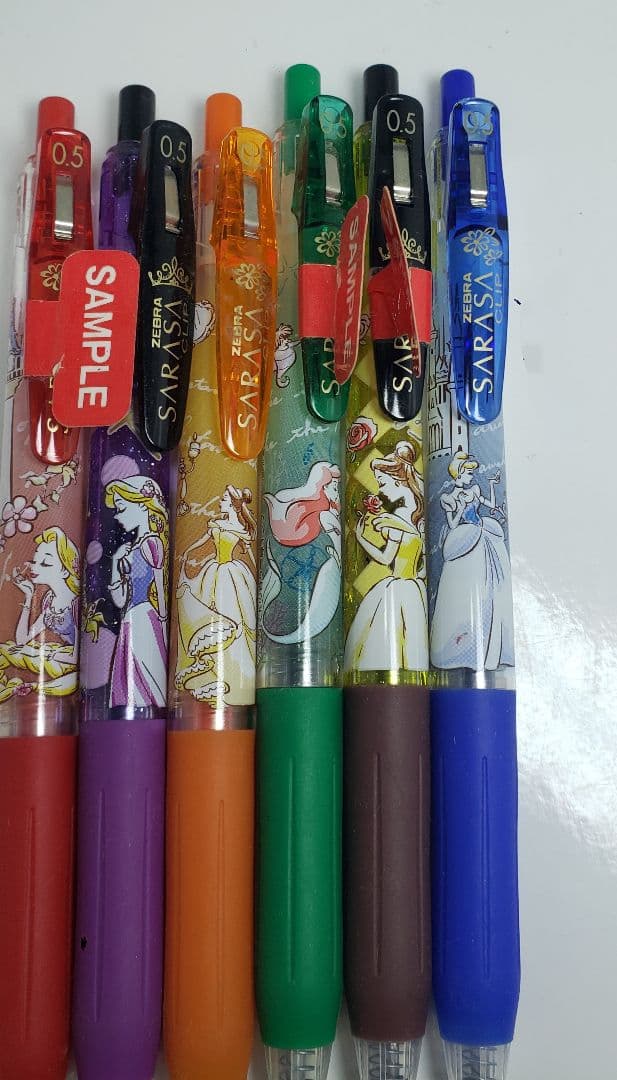 サラサ クリップ 0.5 香り付き ディズニー プリンセス 6本セット