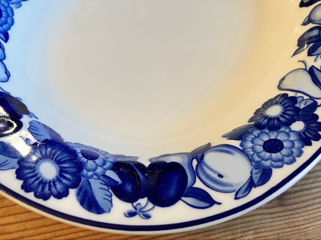 ロイヤルコペンハーゲン　ゴールデンサマー　ブルー　23オーバルディッシュ×3