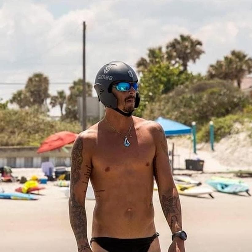 サーフィン・ボディボード Simba surf helmet - Black - Size s