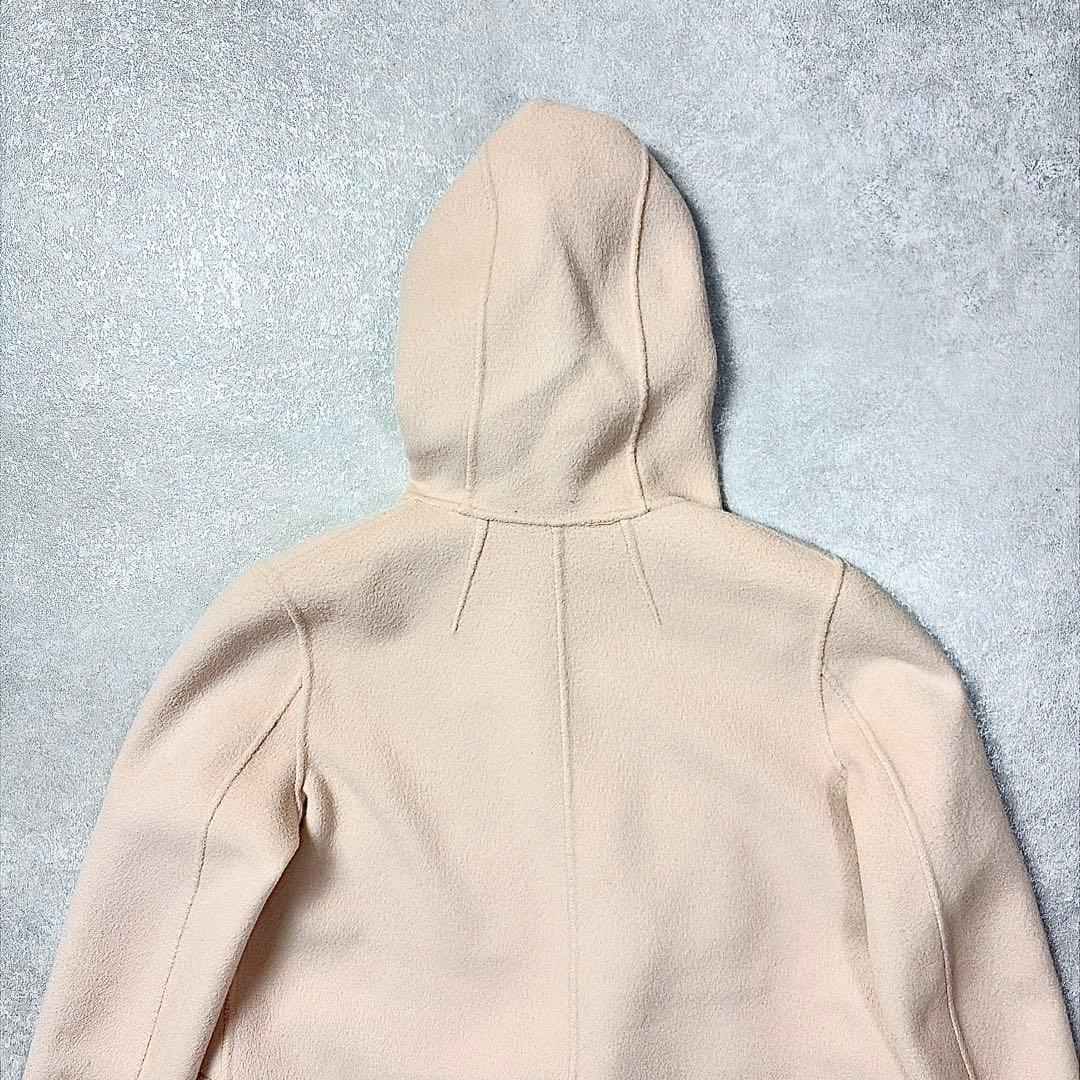 theory ウールカシミヤリバーコート　フード　ベビーピンク