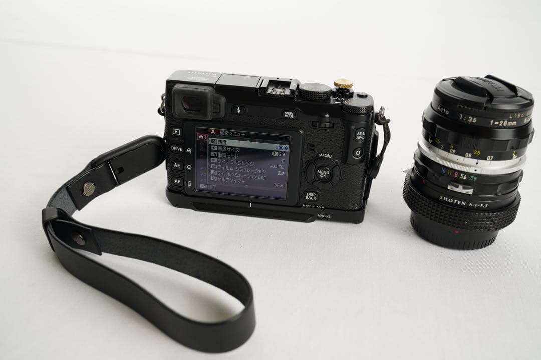 Fujifilm X-E1 ミラーレスカメラ NIKKORレンズほか 付属品多数