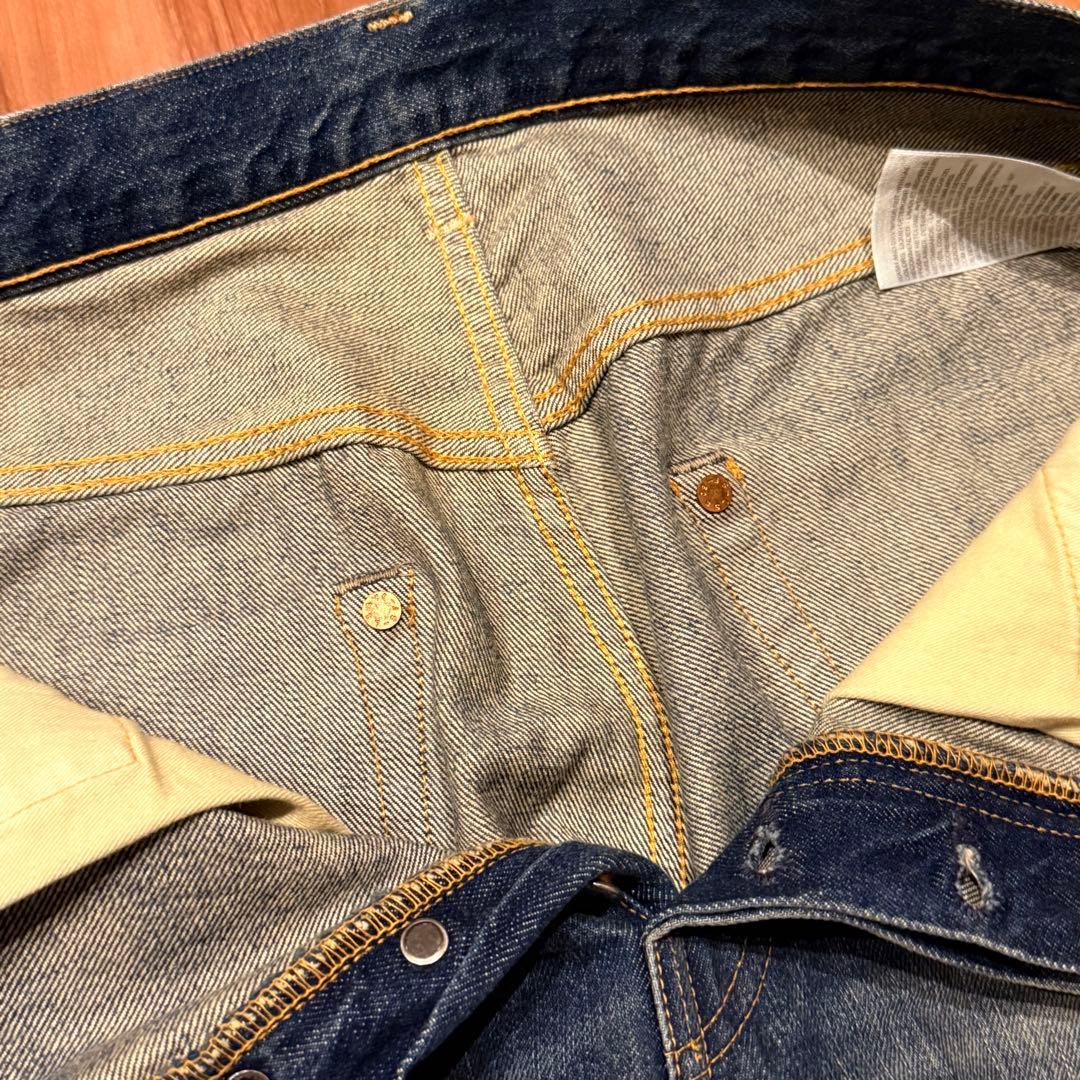 【雰囲気最高！】LEVI‘S 501XX LVC1947 W33鬼ヒゲ！ハチノス