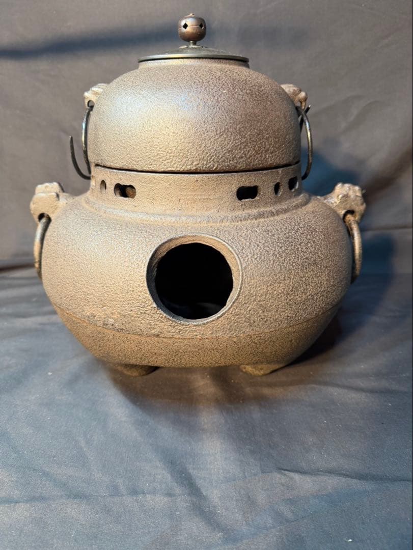茶釜 風炉釜 茶道具 鉄器 古道具 茶道 風炉 骨董 アンティーク