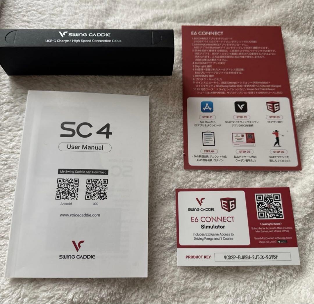 スイングデータ測定 ゴルフ SC4 スイングキャディ