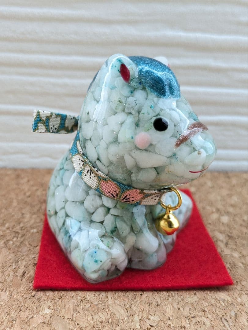 【ふーか】フェニックスストーンの干支おうまちゃん形オルゴナイト☆他２点