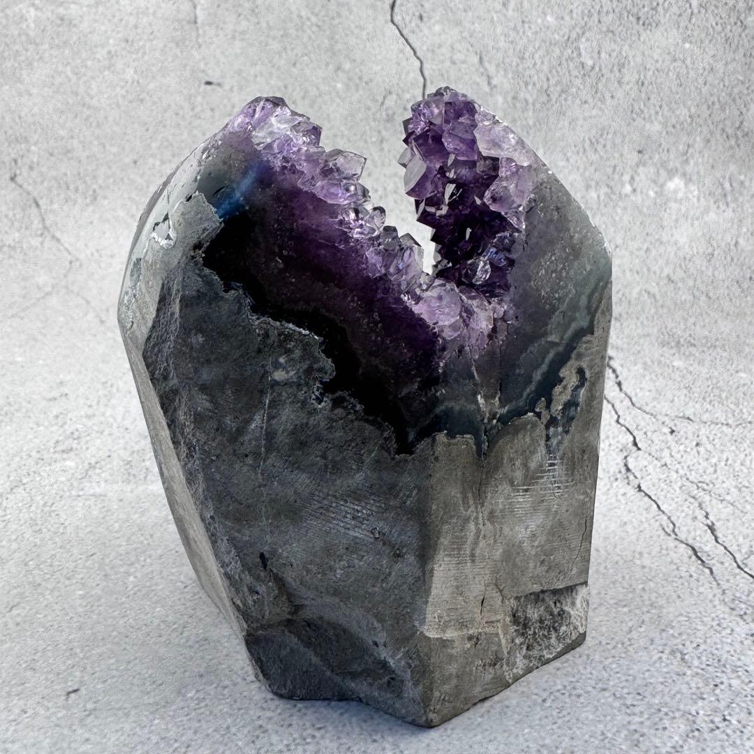 G-96アメジストクラスター ドーム 原石 天然石 パワーストーン　 インテリア