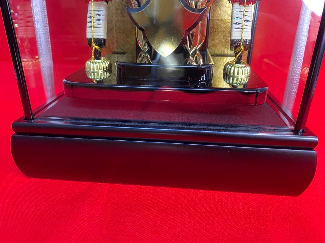 破魔弓　ガラスケース１５号・間口約２６×奥行約２３×高さ約５３㎝