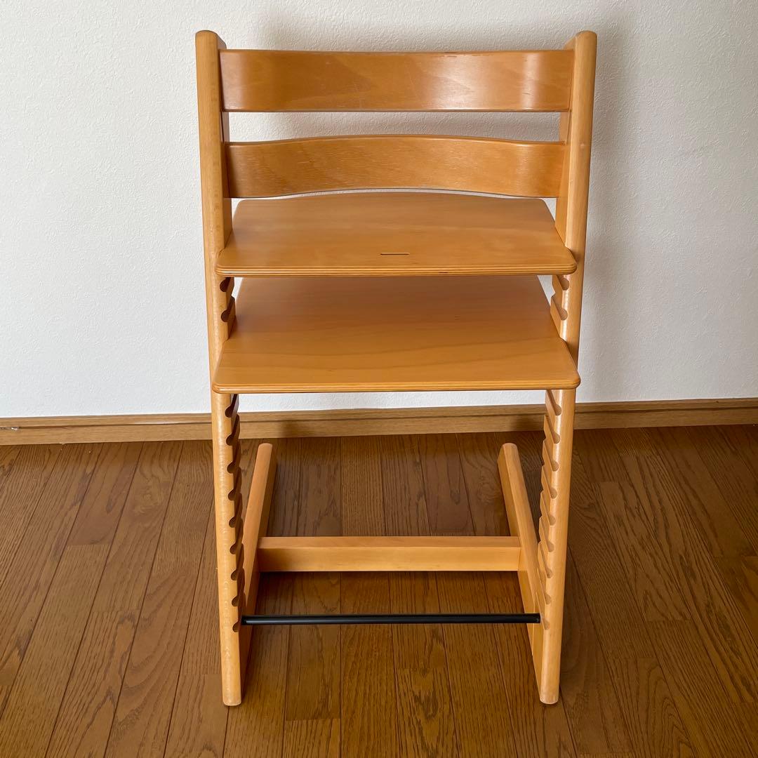 ストッケ　トリップ トラップ　ベビーチェア+ベビーセット+クッション　ナチュラル