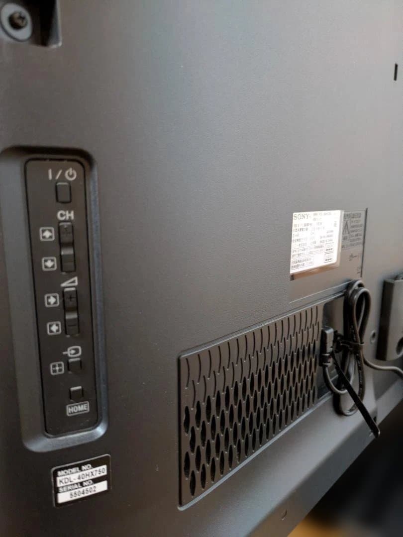 【動作確認済】SONY BRAVIA 40インチ液晶テレビKDL-40HX750