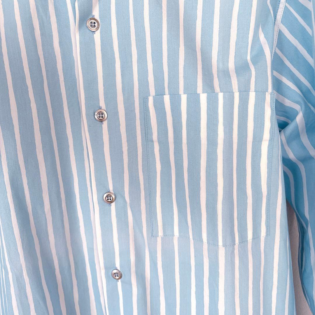 新品未使用 マリメッコ Jokapoika シャツ ライトブルー XS