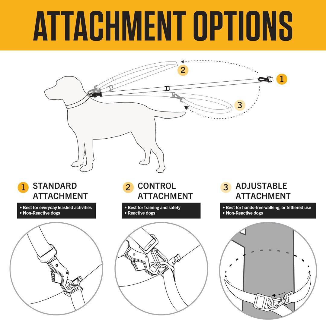 【NEW】Carhartt カーハート リード【L】＆首輪【M】ブラウン 中型犬
