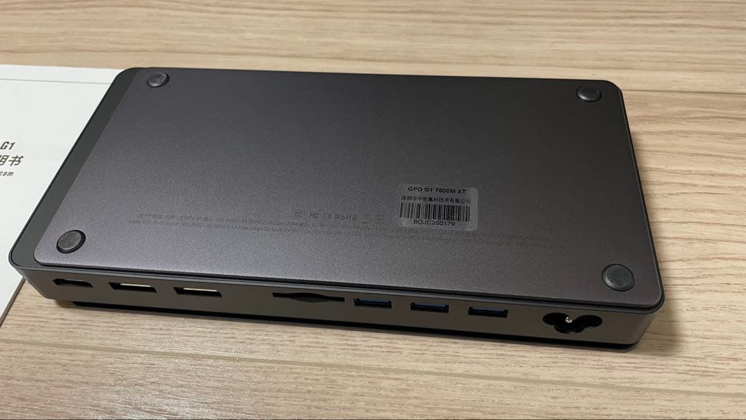 グラフィックボード・グラボ・ビデオカード GPD G1 2024 Radeon RX 7600M XT/8GB DDR6
