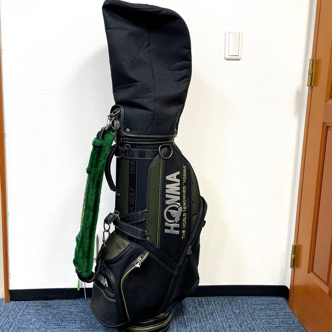 HONMA キャディバッグ 黒/緑