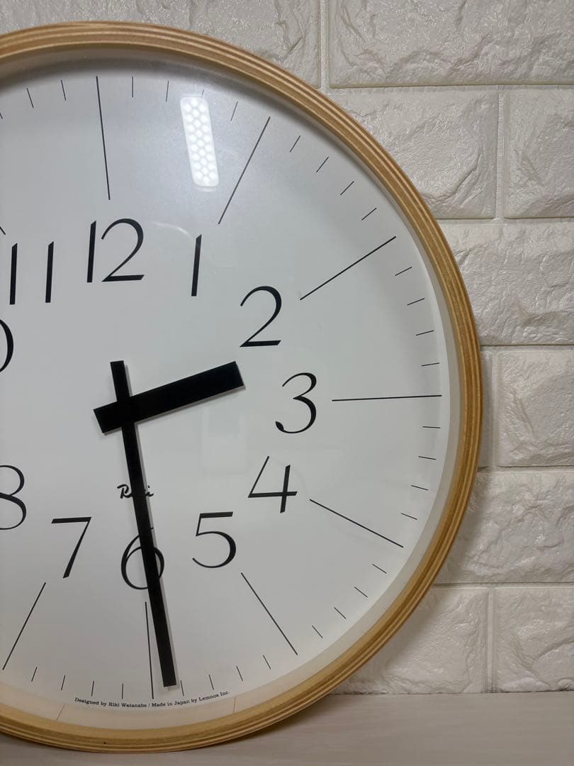 Lemnos レムノス RIKI CLOCK（リキ クロック）細字 サイズ大