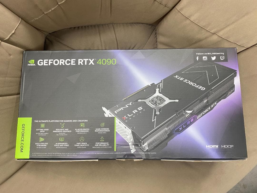 グラフィックボード・グラボ・ビデオカード PNY GeForce RTX 4090 VERTO 24GB