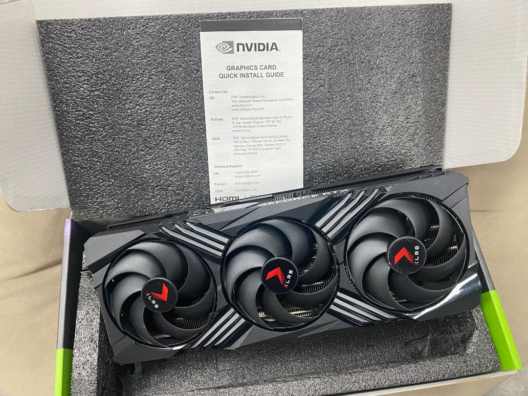 グラフィックボード・グラボ・ビデオカード PNY GeForce RTX 4090 VERTO 24GB