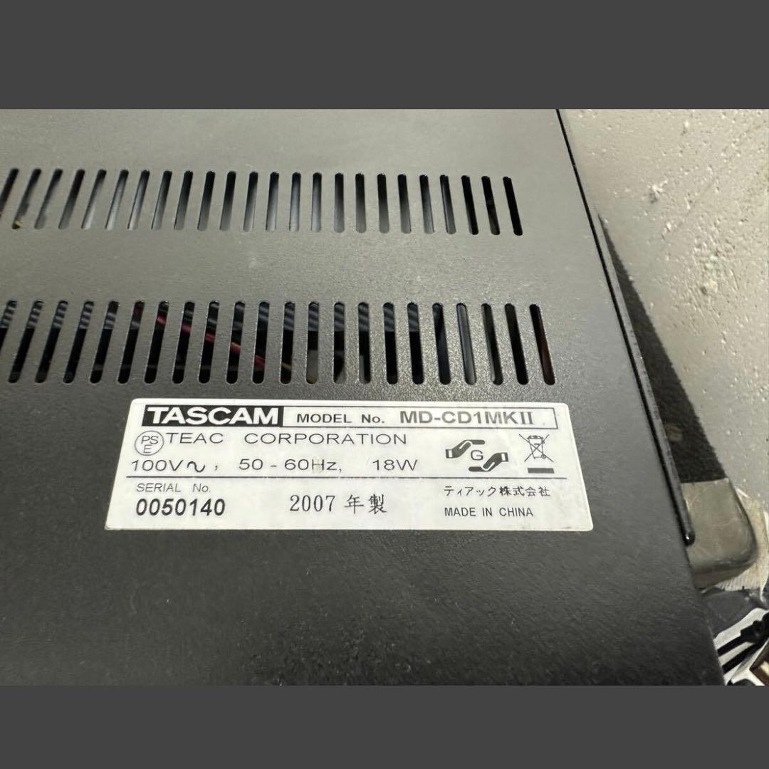 【美品】TASCAM MD-CD1MKⅡ タスカム MD-CD1MK2 ④